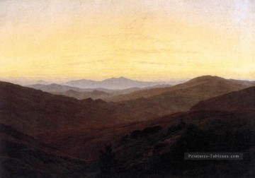 romantique romantisme Tableau Peinture - Le Riesengebirge romantique Caspar David Friedrich